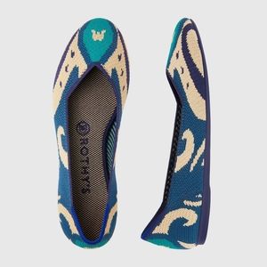 Rothy's Round Moroccan Blue Flats